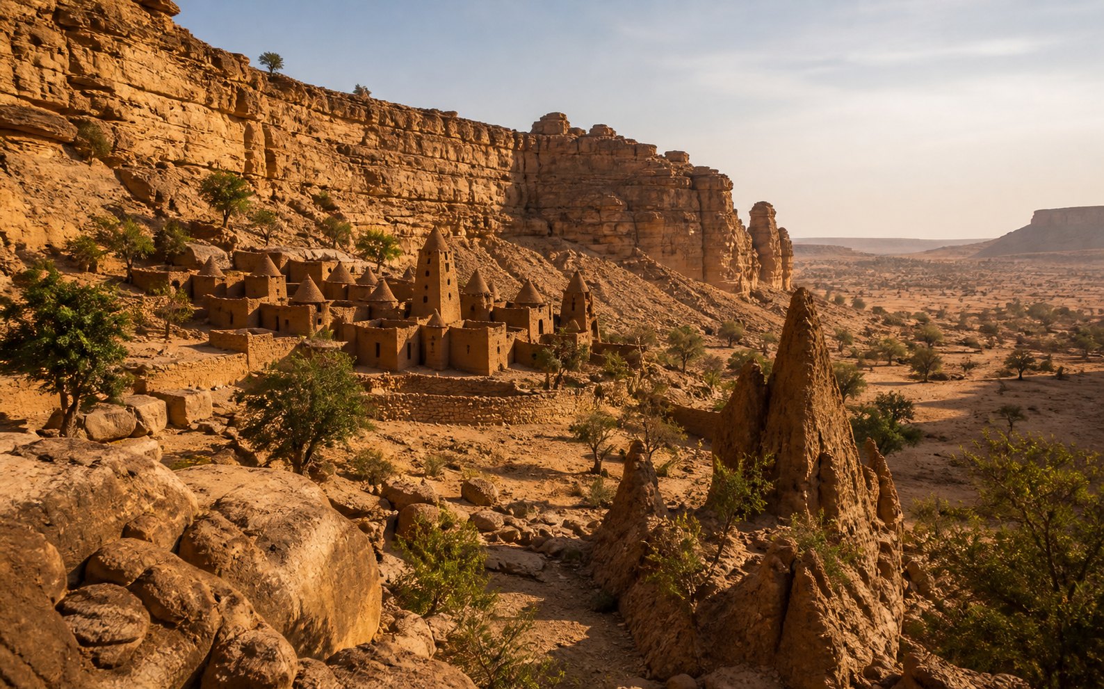 Paysage des Falaises de Bandiagara