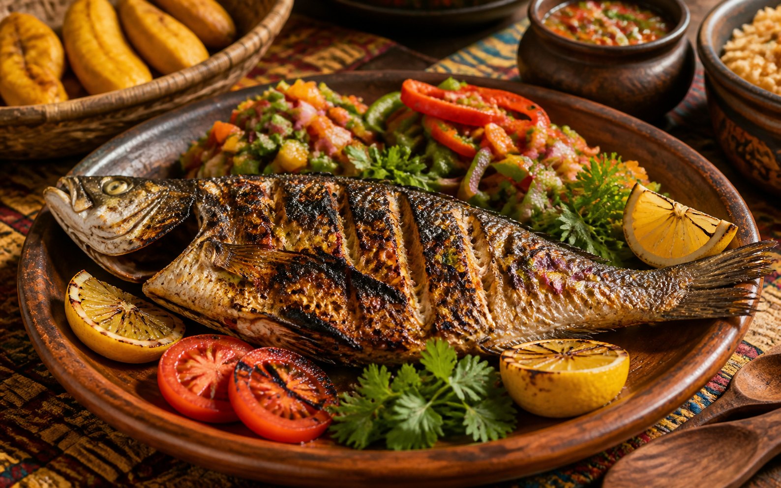 La Terrasse — poissons grillés et vue mer